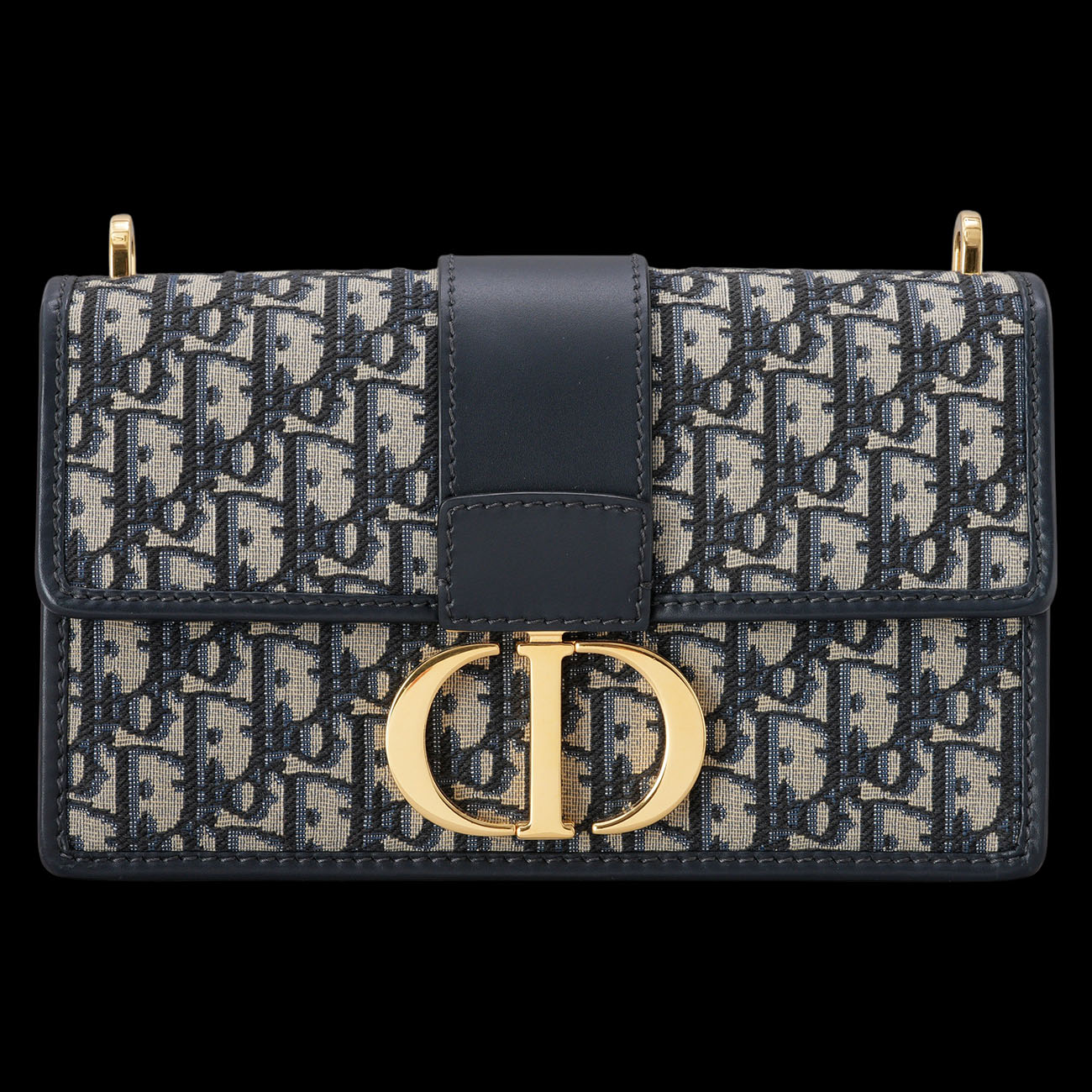 CHRISTIAN DIOR(USED)디올 오블리크 30 몽테인 체인 숄더백